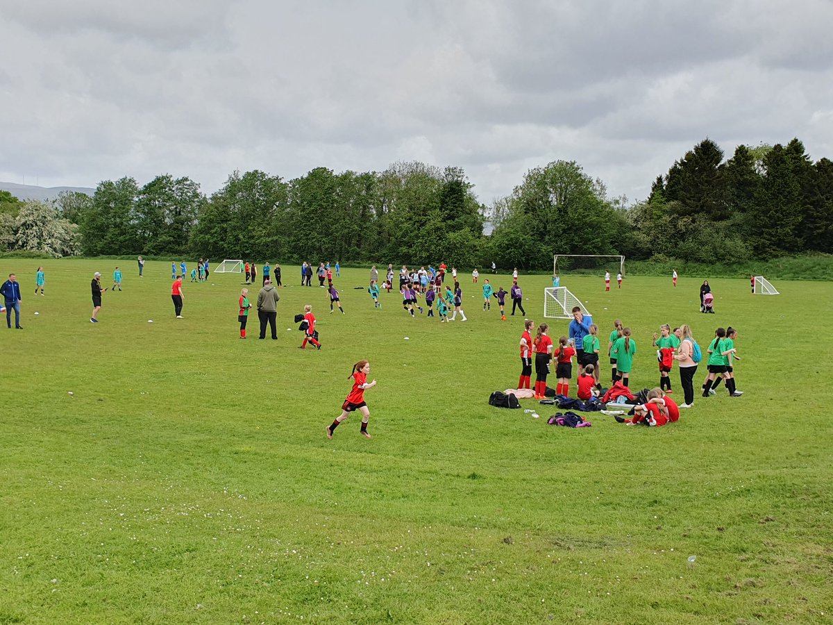 Fanstastic Day of Girls Primary School football organised by Belvoir PS. 200 girls and 20 schools took part on the day and a great team effort from our IFA  Education Programme students from Ashfield Boys school - refereeing and co-ordinating on the day. Well done everyone! 😁⚽️