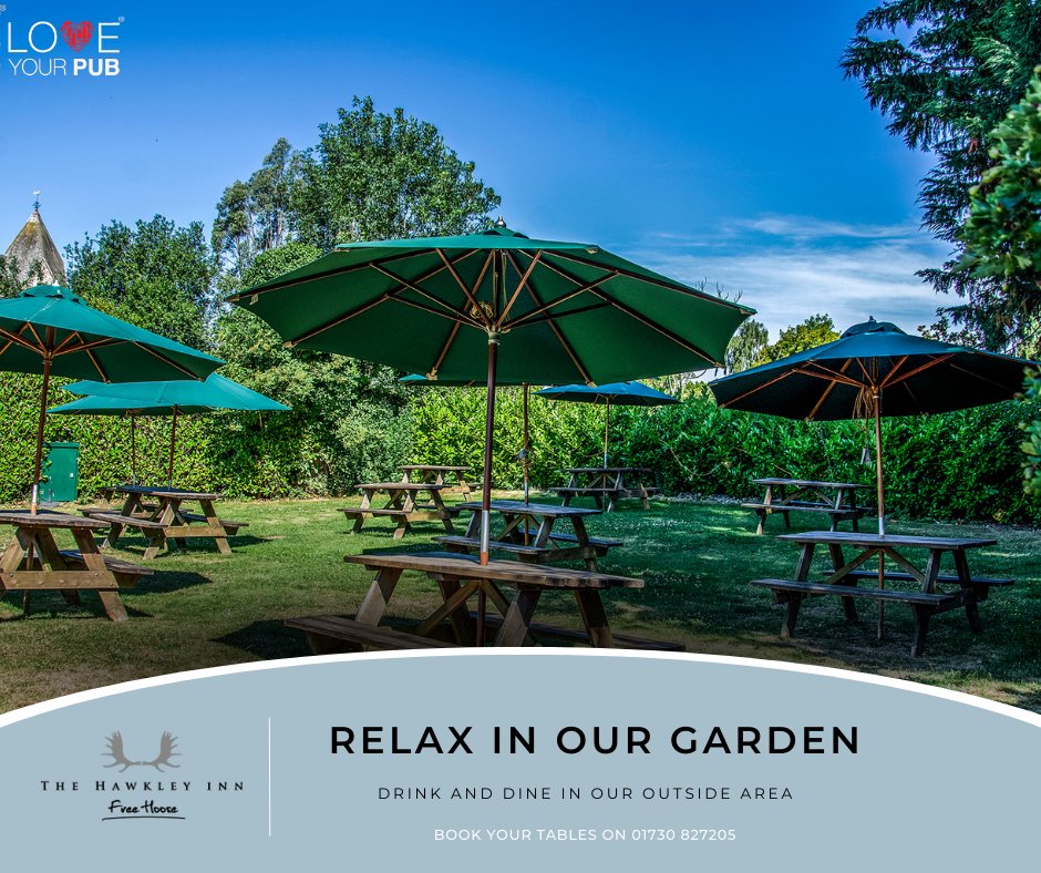We have the perfect garden to enjoy on the warmer days! Are your tables booked to join us this weekend?

#UKpubs #lovehospitality #pubfood #cheflife #hampshirepubs #drinks #foodie #supportlocal #familydining #dogfriendlypubs #localpubs #bestpubs #countrypubs #pubgarden