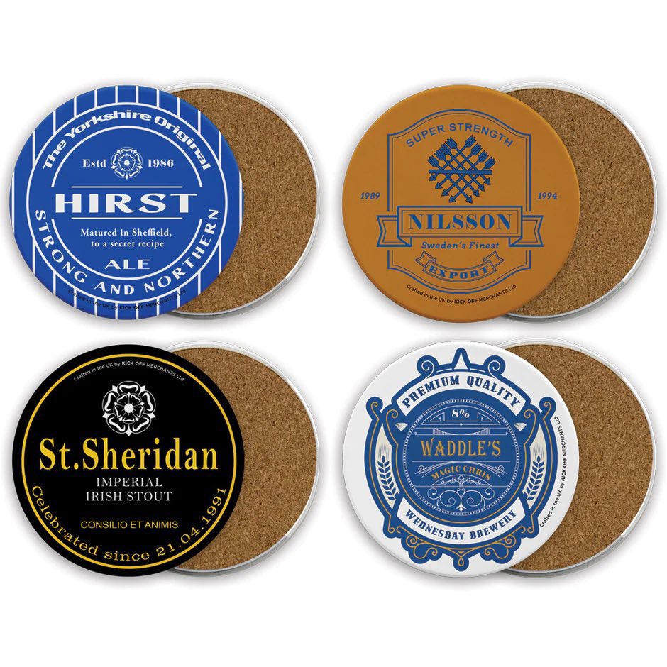 I have been given a set of #SWFC beer mats by <a href="/KOMerchants/">Kick Off Merchants</a> to giveaway.

To be in with a chance of winning:

🔁 RT this tweet
🤝 Follow <a href="/KOMerchants/">Kick Off Merchants</a> 

The winner will be selected at random Monday and win the set of 4 coasters!

kickoffmerchants.com/collections/sh… x.com/messages/media…