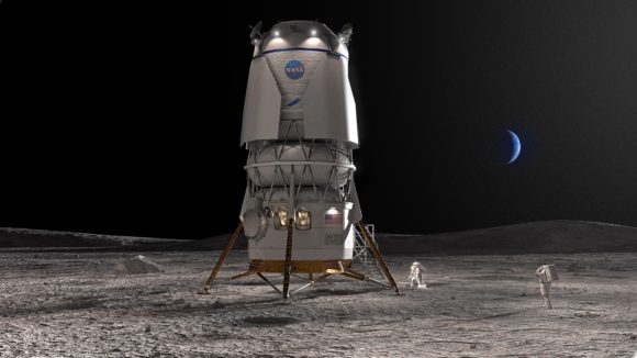 dcordovaok's tweet photo. Las versiones del #BlueLander de #BlueOrigin desde 2019 a hoy. Será el segundo módulo lunar elegido por #NASA para el programa Artemis, se empleará a partir de #ArtemisV previsto para 2030. #SpaceX seguirá siendo el proveedor del alunizador #Moonship para #ArtemisIII y #ArtemisIV https://t.co/oV4fcqqynu