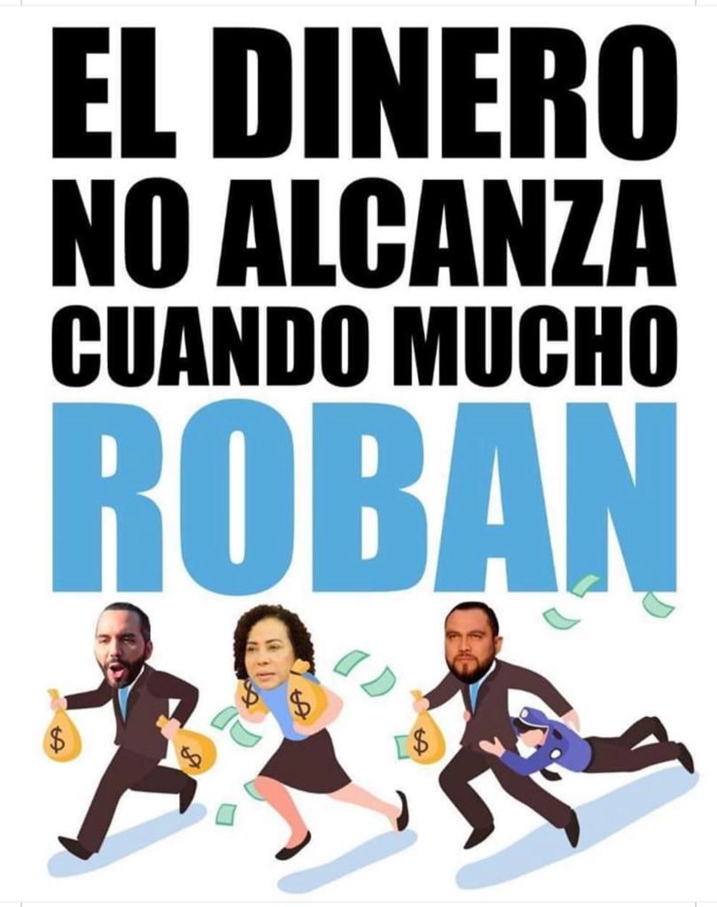 ÓSEA..
LOS CRÉDITOS INTERNACIONALES Y FINANCIAMIENTO A TRAVÉS DE ESTAS OPCIONES..HAN PERDIDO CONFIANZA
TODO MUNDO  SABE QUE BUKELE, NO LE ALCANZA EL DINERO PORQUE ESTA ROBANDO..!
LA DEMOCRACIA, ESTA EN VILO ..ASI CÓMO LA CONFIANZA EN ESTE GOBIERNO.
SE FUERON 5 AÑOS BASTARON...!!