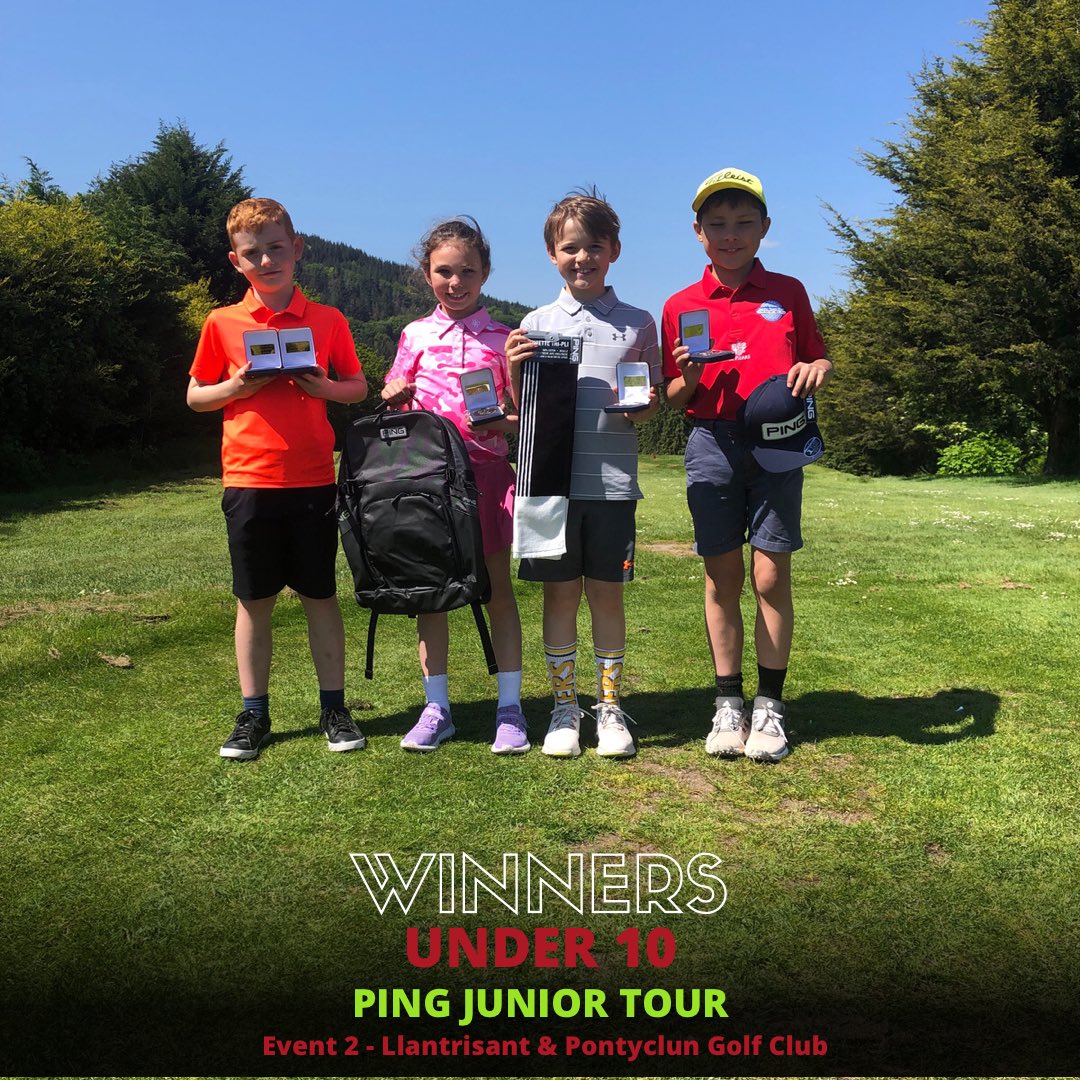Under 10s

1️⃣ Jac Rate
2️⃣ Macsen Dyer
3️⃣ George Benitez

🏌️‍♀️ Leading Girl - Esme Matthews
🏌️‍♂️ Leading Boy - Jac Rate