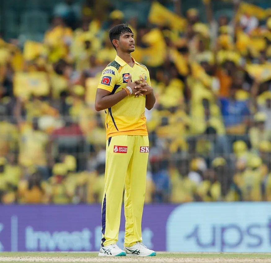 Kid is doing exceptionally well. #IPL2O23 #CSK #WhistlePodu #matheeshapathirana