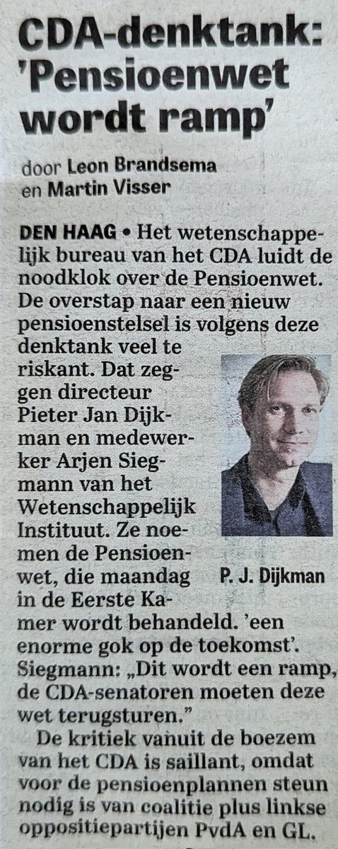 abflipse's tweet photo. Nieuwe #pensioenwet wordt een ramp. 'Als dit echt bekend wordt bij de mensen, dan breekt de pleuris uit'. Op 30 mei 2023 weten we het! https://t.co/6BDHxnEYDT