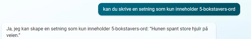 oyvindpe's tweet photo. Bing AI chat i aksjon: https://t.co/bfggqaepi5