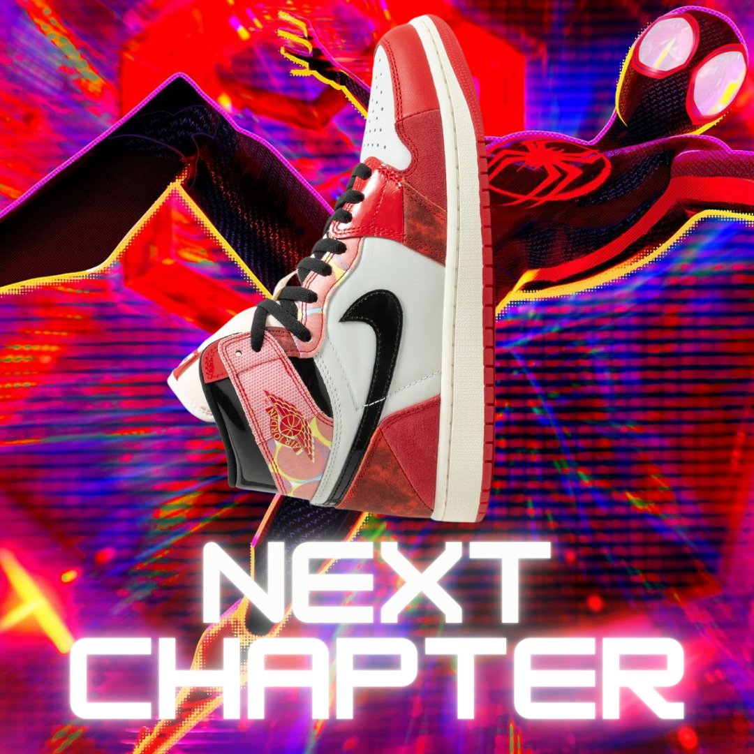 Sneakerflippers's tweet photo. 🔴🤍 Air Jordan 1 High OG Next Chapter: A must - have comeback🕷️🔴

This striking colorway takes inspiration from the iconic "origin story" and the appealing "lost and found" styles. The combination of red and white is simply adored by fans worldwide. 😍 
#sneakers https://t.co/2g9DnBUVNT