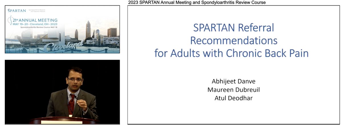 SMerjanah's tweet photo. Dr. Abhijeet Danve and @Spondy_MD  talking about the SPARTAN referral recommendations. Great discussions!!
#SPARTAN2023 @SPARTAN_Updates https://t.co/Vn0m5B2iL3