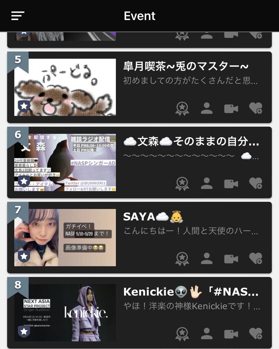kenickiecher's tweet photo. 皆んなのおかげさまで8位に上がりました！ありがとうございます！❤️❤️❤️ https://t.co/ZU99pWjNwq
