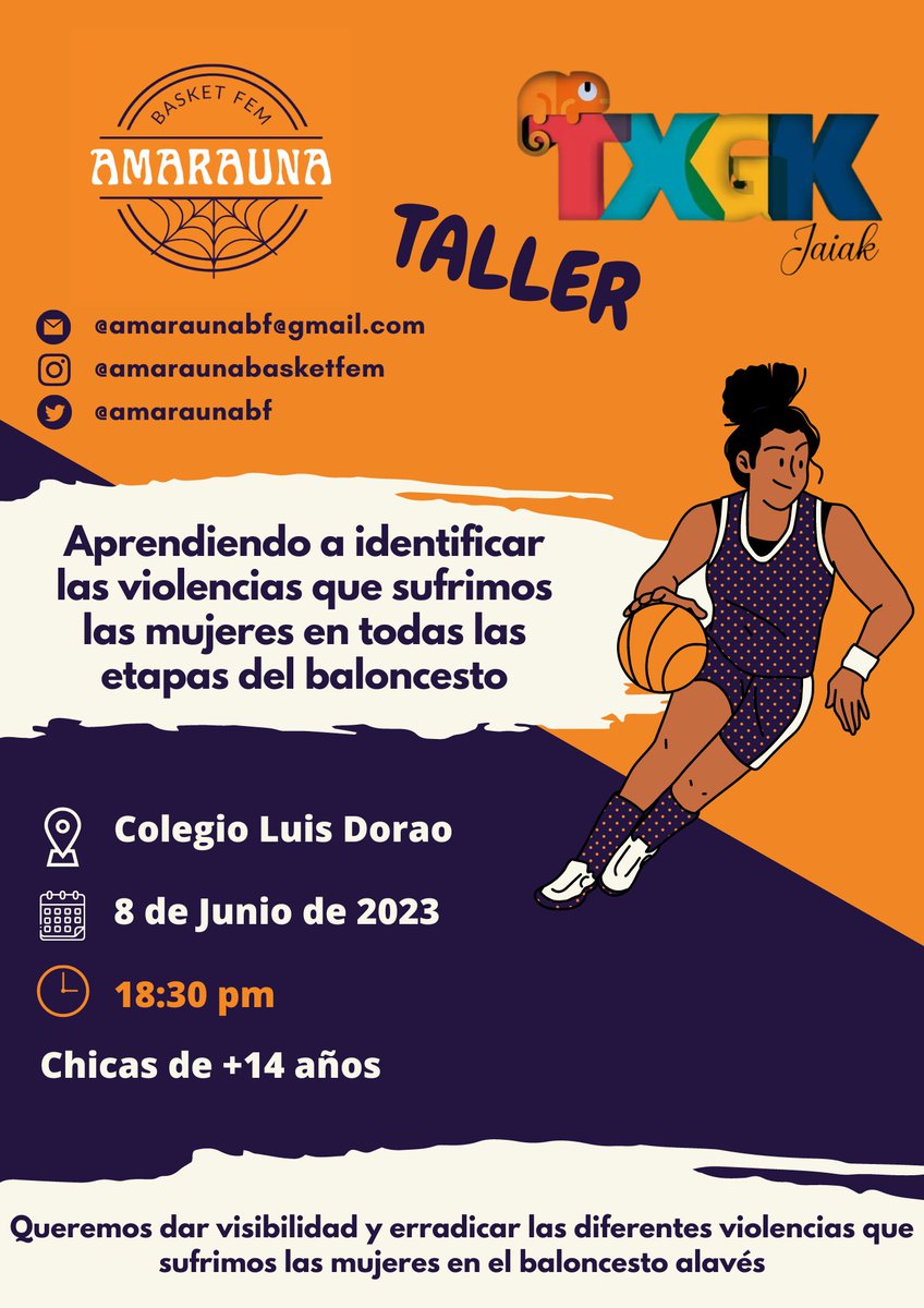 amaraunabf's tweet photo. Aurtengoan ere 🥳TXGK JAIETAN🥳 egongo gara!!!
Este año también vamos a estar en 🥳TXAGK JAIAK!!🥳

Interesatzen baldin bazaizu apuntatu zaitez hemen (PLAZA MUGATUAK): / Si te interesa apuntate aquí (PLAZAS LIMITADAS): https://t.co/lr9FaTjEev https://t.co/8tR0w82fYI