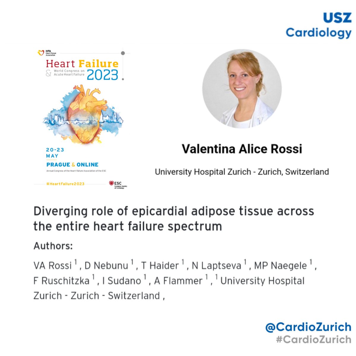 Cardiology USZ tweet media