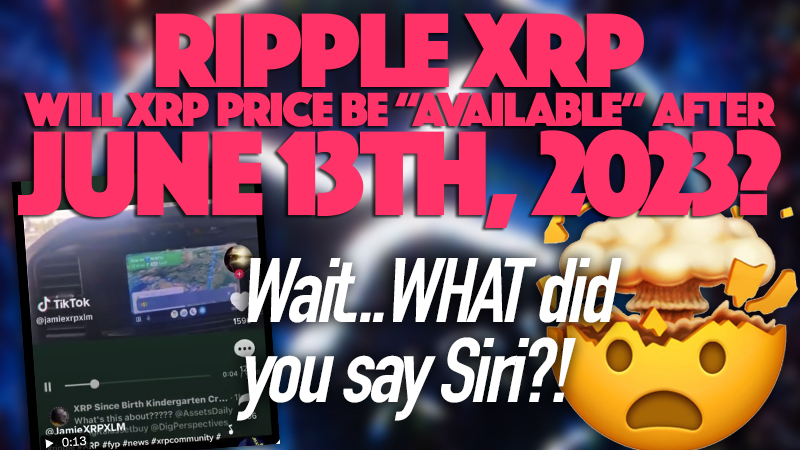 Wait a minute...how could the price of a crypto be "unavailable" unless the coin was removed from the market completely? 🤔 All eyes on JUNE 13th 👀
#XRPcommunity #Ripple #XRP
📺 WATCH: youtu.be/M6TGuDARTrk