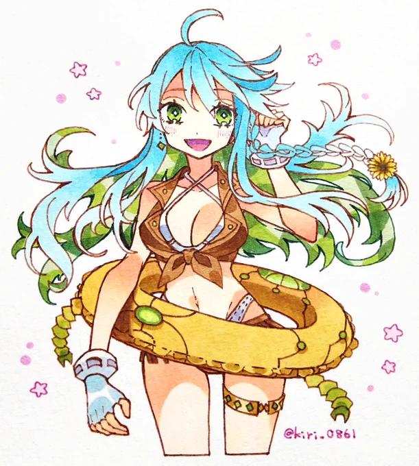 水着なククルカン  #FGO