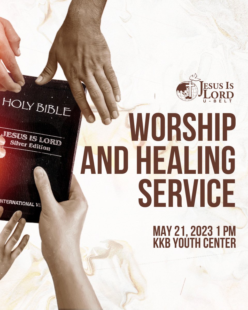 jil_ubelt's tweet photo. Get ready to be transformed by God! Join us tomorrow 1 PM at the KKB Youth Center.
#Sunday #JesusIsLord #JILUBelt https://t.co/XmcMbF8cEh