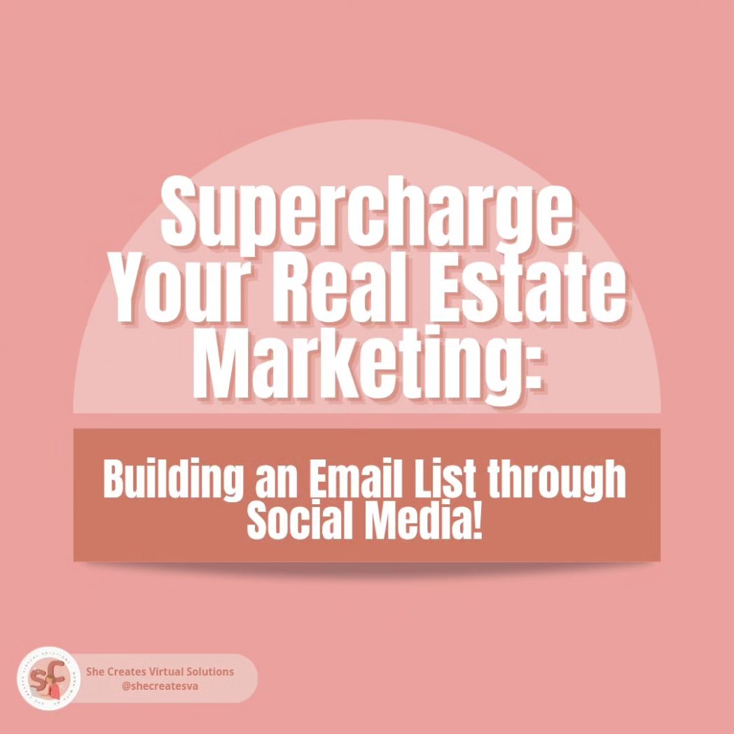shecreatesva's tweet photo. 🏡 Ready to level up your #realestatemarketing?  Get up close and personal with potential clients through #emailmarketing. It's like having a direct line to their inbox!  Say hello to building an email list through social media and watch your #RealEstate  game reach new heights! https://t.co/PLBcElADph