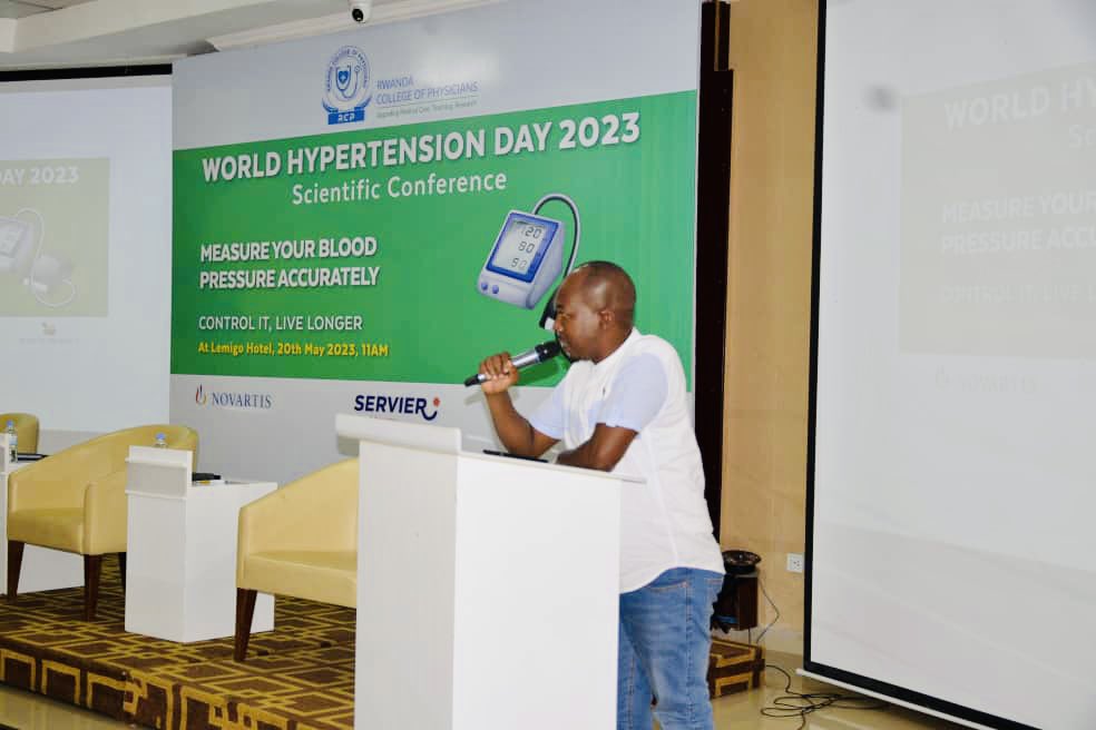 Dr Francois NCD Division Manager at RBC sharing his remarks on Hypertension in Rwanda.

#MeasureYourBloodPressure
#Controlit
#LiveLonger