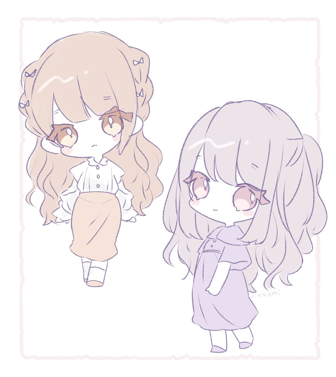 ねこ美@ミニキャラ描きます on X: 