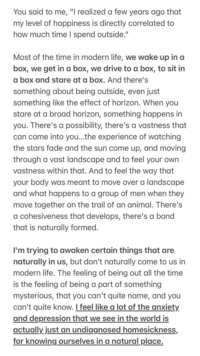 Boyd Varty on why you need to GET OUTSIDE