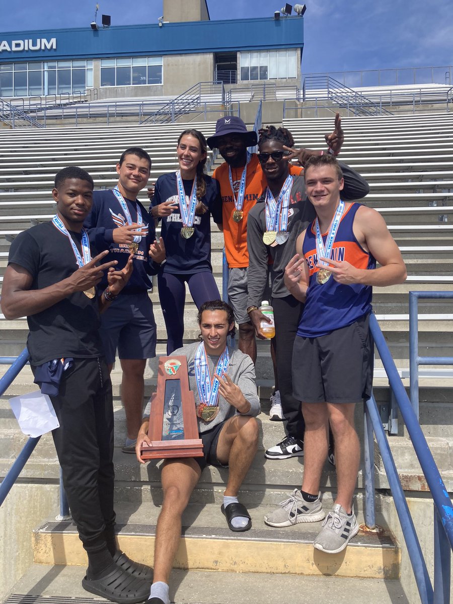 This crew graduated yesterday, they are the leaders of the most successful track class in school history, numerous school records, accolades, scholarships and 2 state titles. Thank you to this crew and all of our seniors for making Benjamin a track power! <a href="/TBSAthletics1/">Benjamin School Athletics</a> <a href="/EraPrep/">New Era Prep</a>