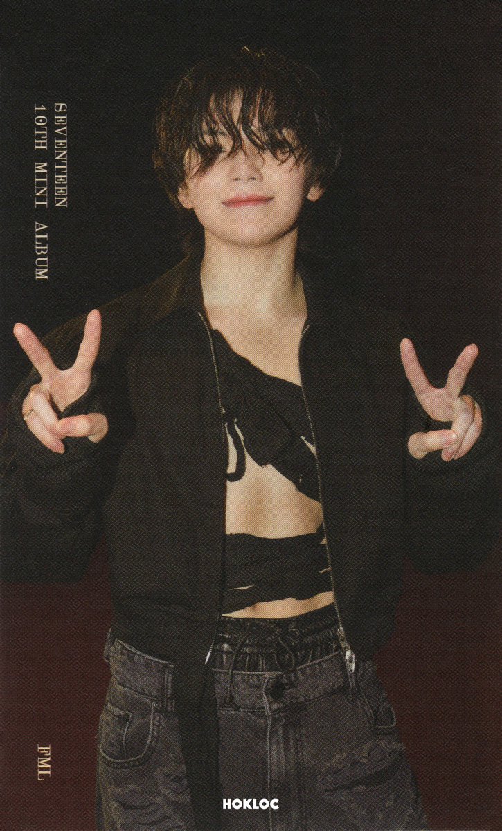 [SCAN] SEVENTEEN 10th MINI ALBUM「FML」DELUXE VER. PAPER TAG [스캔] 
#우지 #WOOZI