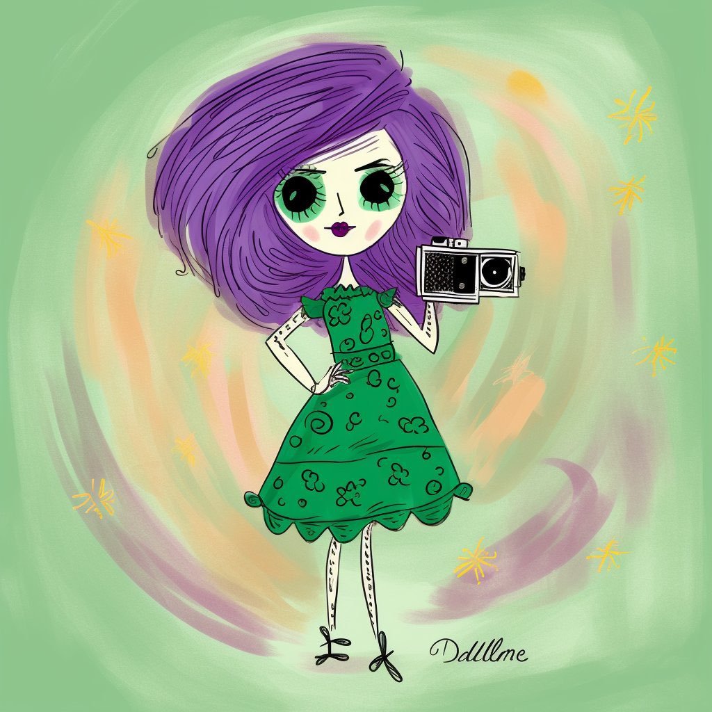 GM from me (<a href="/HeatherBays/">Heather Bays with The COC</a>) as cilantro! ♥️

Art by <a href="/immigrantkiddo/">Immigrant Daughter 3.0</a>

FYI: She can turn you in to cilantro too if you want!