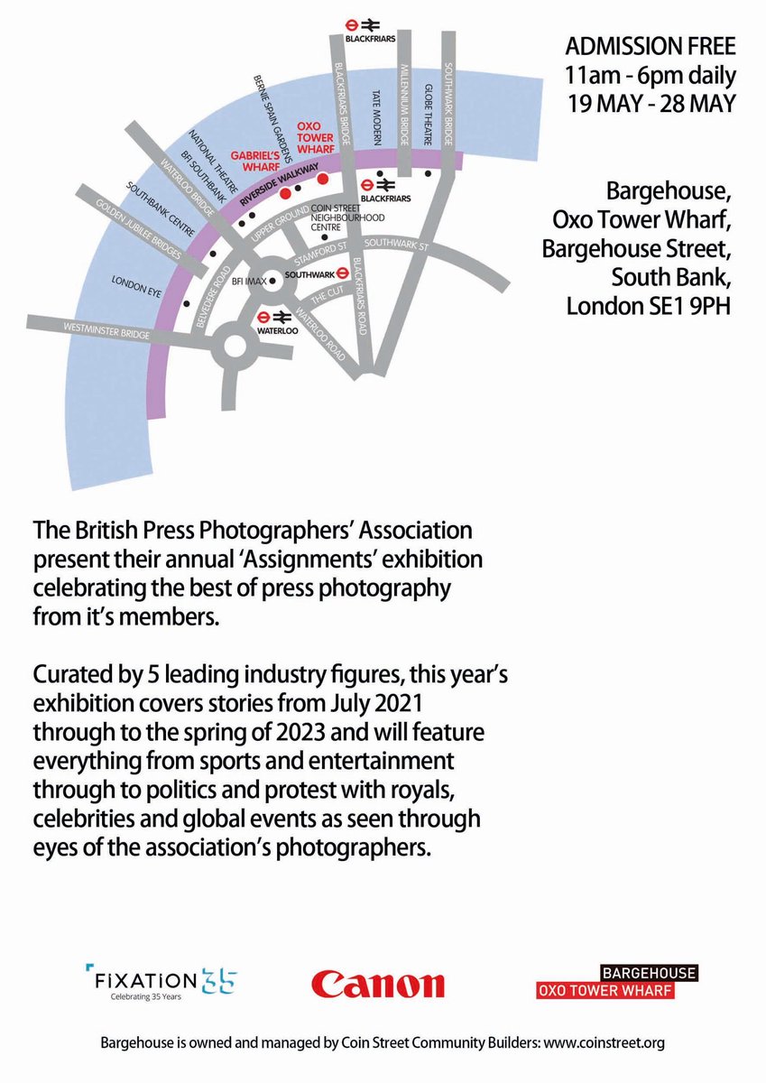 In #london and looking for #somethingtodo #forfree? Go to the @bppa #assignments2023 exhibition at the Bargehouse on the #southbank to see some of the finest examples of #British #press #photography from the past year. thebppa.com/category/assig…