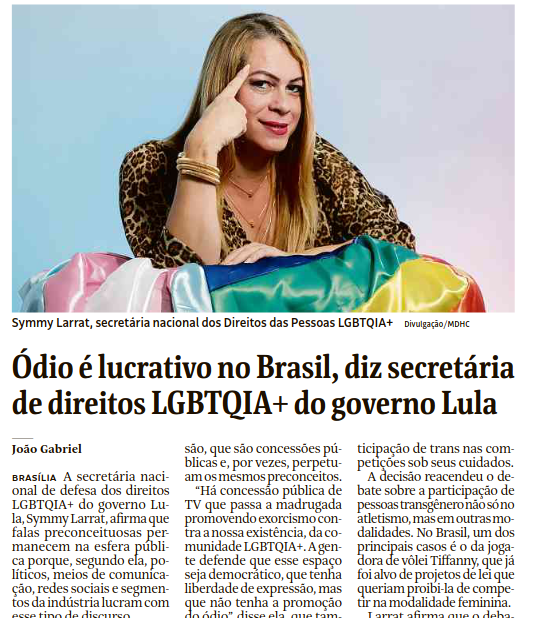 O discurso de ódio e a conveniente separação social de grupos por afiliações 'ideológicas' e comportamentais. Seres como produtos. #LGBTQIA  <a href="/folhadesaopaul/">FOLHA DE S.PAULO</a>