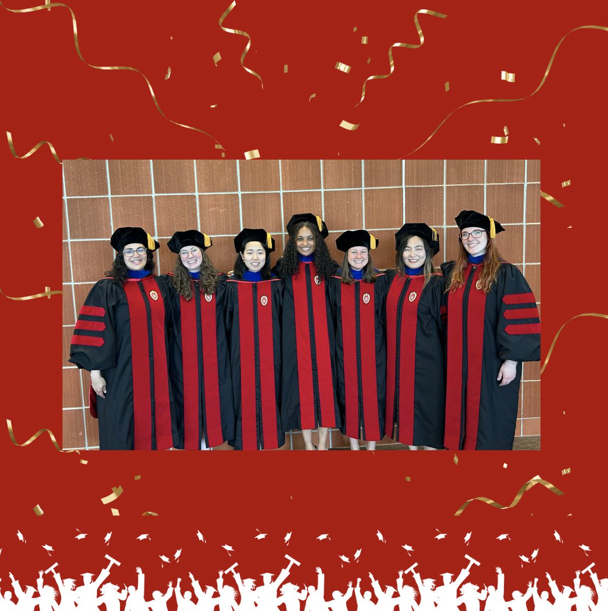 Last week we got to celebrate another amazing group of graduates! We wish them well as they move forward in their professional careers. Please stay in touch! On Wisconsin and happy summer!