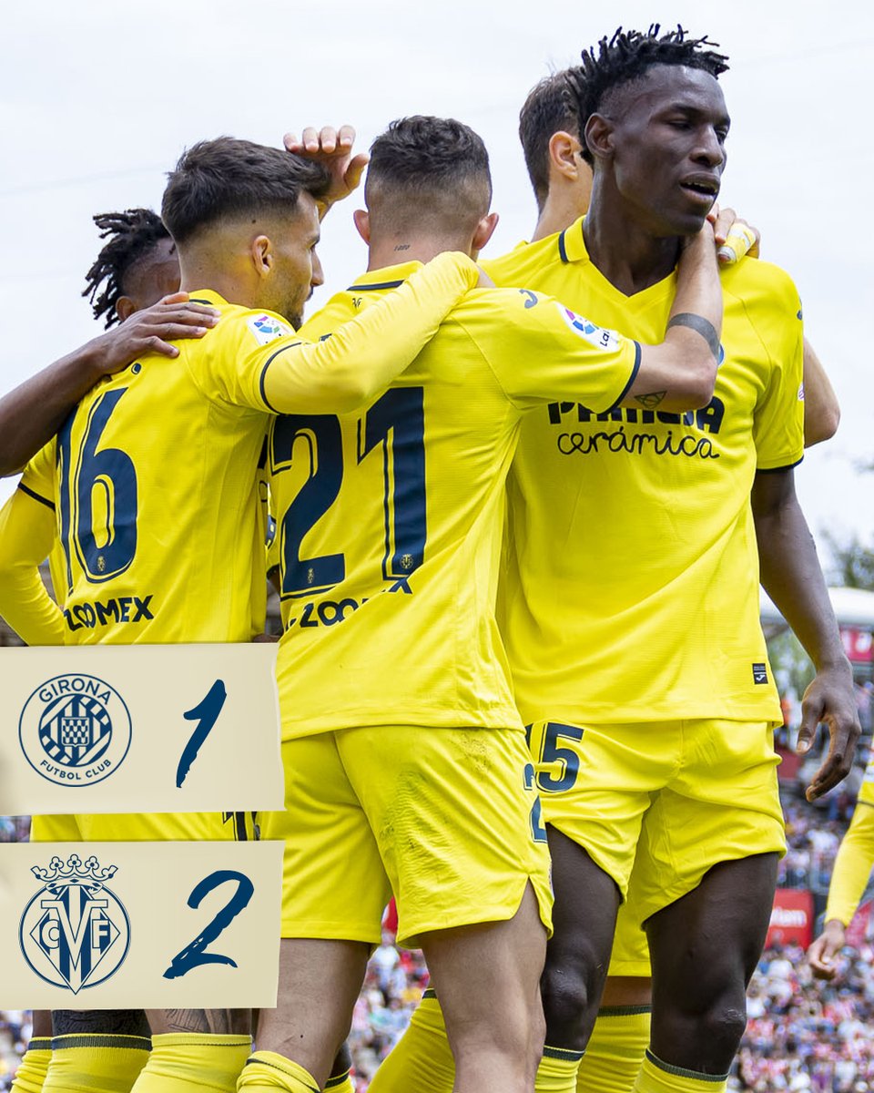 VillarrealCF's tweet photo. ¡FINAL EN MONTILIVI Y ➕3️⃣!

¡OTRA EXHBICIÓN DE JACKSON -DOS ASISTENCIAS- Y GOLES DE @santos_yeremy Y @GerardMoreno9 DAN UN IMPORTANTÍSIMO TRIUNFO AL SUBMARINO, QUE DA PASO AL FRENTE POR EUROPA!

EEEEEENDAAAAAVAAAAAANT!!!

#GironaVillarreal https://t.co/GNgKZy4DFa