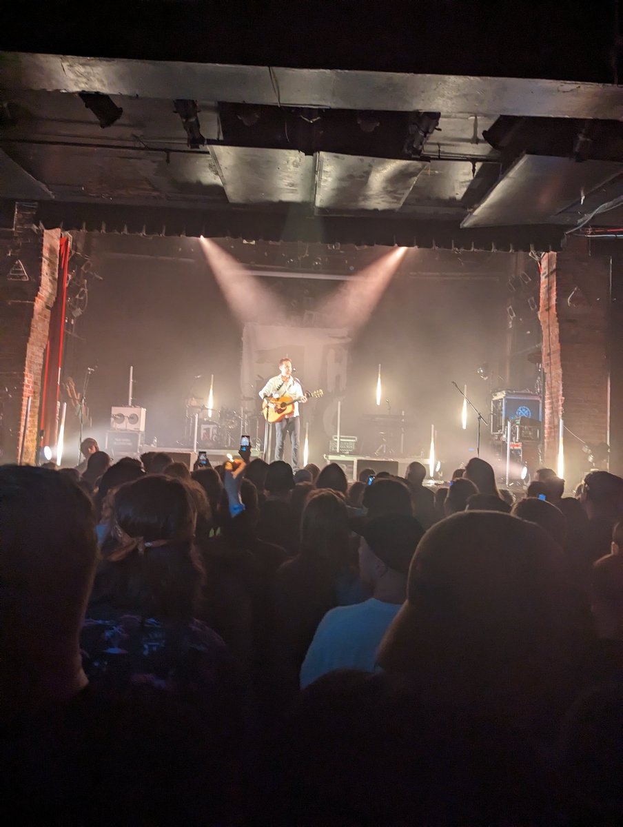 Saw @FrankTurnerFTHC it was a great evening. I want to shout out the mosh pit barrier folks who help make surfing happen and keep moshers and non- moshers partying together but apart. #moshbarrier #unsungheroes