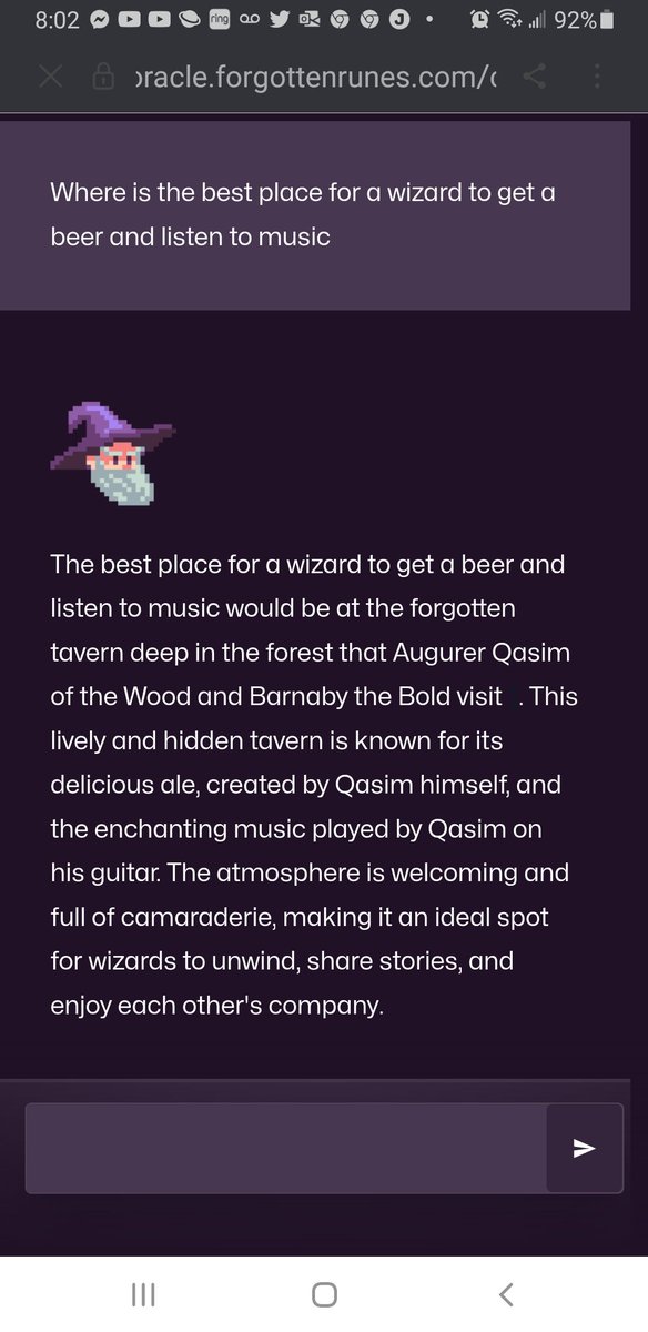 Nice one! <a href="/forgottenrunes/">Forgotten Runes Wizard's Cult</a>