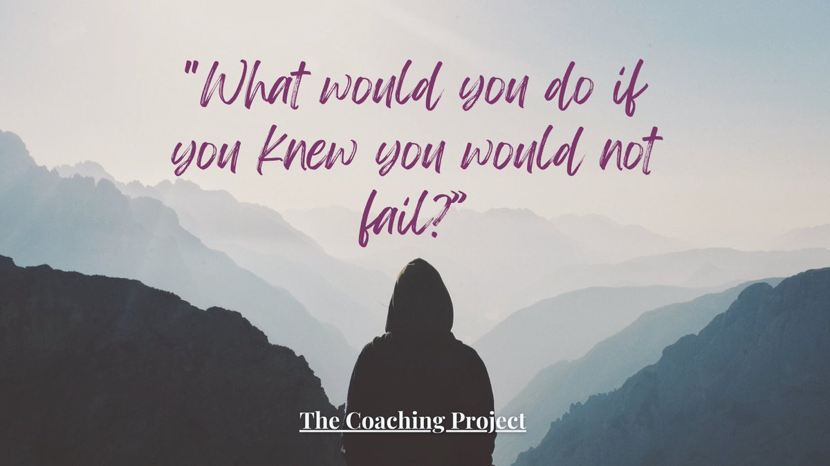 DebGaut's tweet image. "What would you do if you knew you would not fail?" I love this question! Taking a single, tiny step gives us so much information. How did that feel? What did I learn? What would happen if I took another step? That's what The Coaching Project is about: debgaut.life/the-coaching-p…