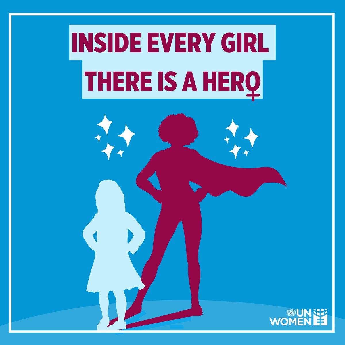Inside every girl there is a hero 🦸🏾‍♀️🦸🏼‍♀️

Let us change the narrative and gender stereotypes so every girl can embrace her power and reach her full potential. 

Are you with us?