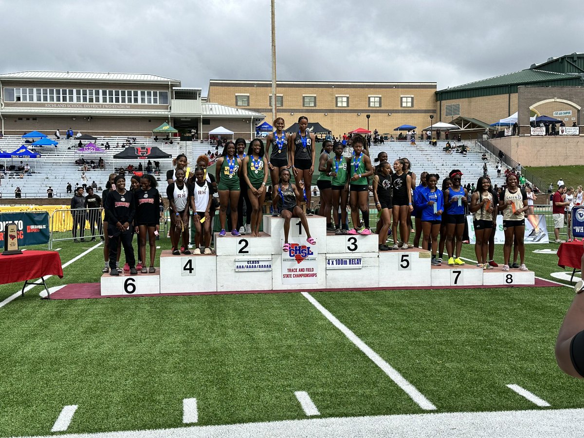 Boiling Springs High School Track & Field (@bspringstf) on Twitter photo Both Girl’s and Boy’s 4x1 relay make the podium today at the state championship! Girls tied the school record with a time of 48.76 coming in 6th place. Boy’s ran a time of 42.58 to come in 7th place. Congrats to both groups of athletes! <a href="/GrahamRRashad/">Coach Graham</a> @2911performance Both Girl’s and Boy’s 4x1 relay make the podium today at the state championship! Girls tied the school record with a time of 48.76 coming in 6th place. Boy’s ran a time of 42.58 to come in 7th place. Congrats to both groups of athletes! <a href="/GrahamRRashad/">Coach Graham</a> @2911performance