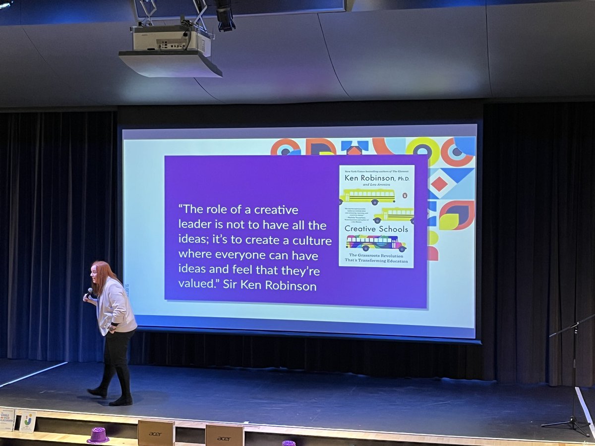 nicrichteach's tweet photo. Love the message from @SirKenRobinson. Thanks for the reminder @TechyLeaderEDU #innovateedu https://t.co/TbgCPxa6AT