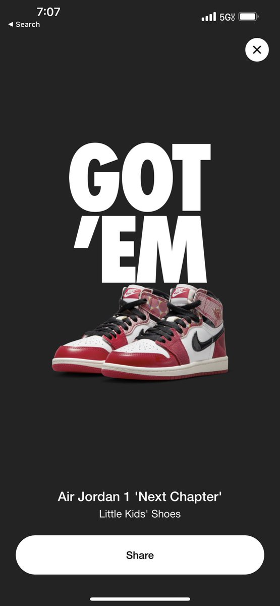 LilFootz84's tweet photo. @SOLELINKS Got em for the kiddo https://t.co/DLfuYpivvl