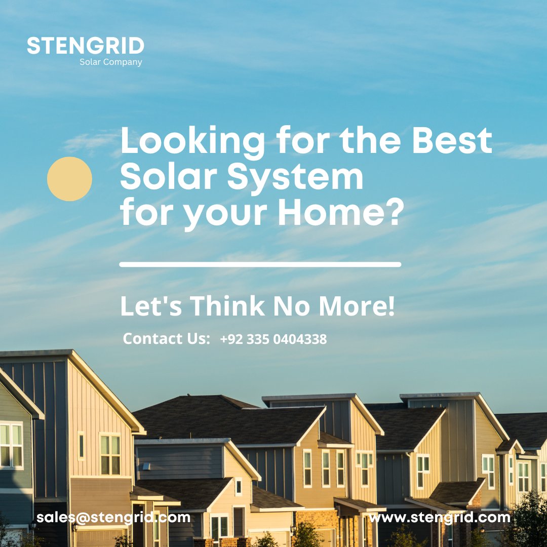 StenGrid's tweet image. 🔓Unlock the Power of the Sun

Discover the Perfect Solar System for Your Home!

📱+92 335 0404338
📧sales@stengrid.com
🌐stengrid.com
.
.
.
.
.
.
.
.
.
.
.
.
.
.
#solarforhome #lookingfor #solarenergysystem #solarpanelsystem #solarpowersystem #switchtosolar #StenGrid