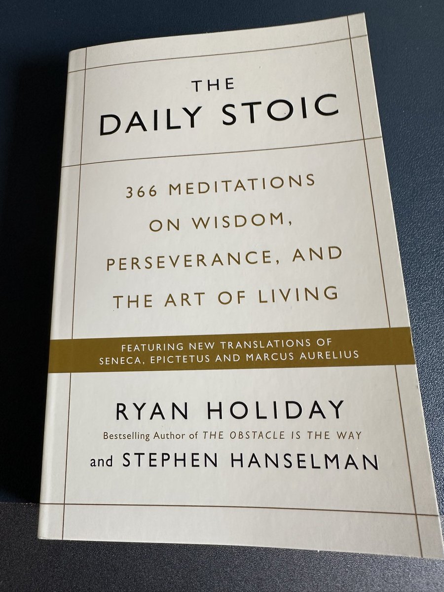 Channeling my inner stoic! Another addition to my reading list! @QualityForum @SQSFellowship