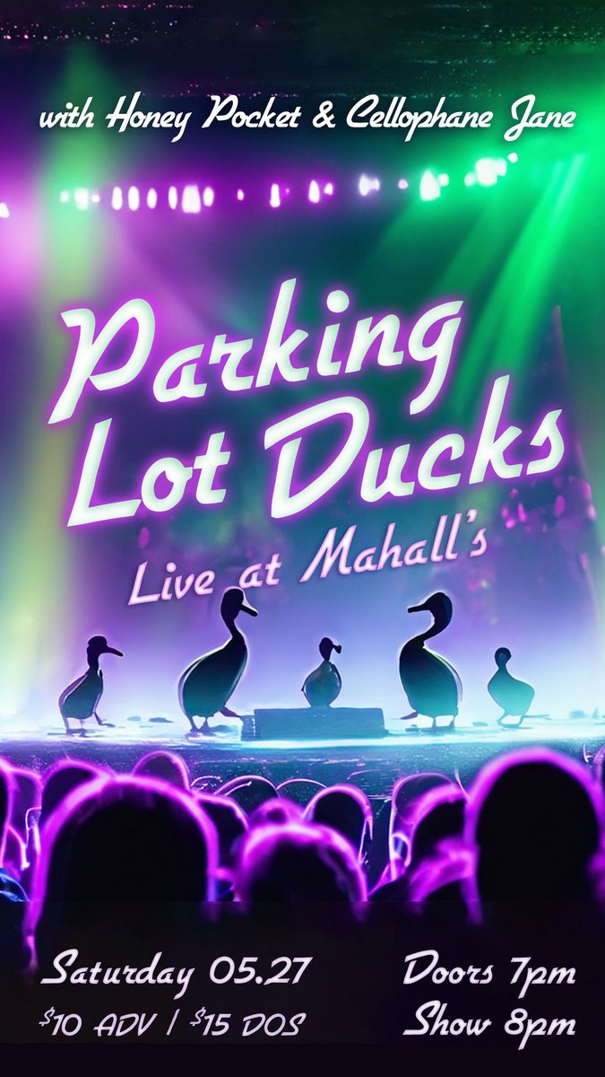 cakejonder's tweet photo. In one week, @parkinglotducks is gonna ROCK. YOUR. SOCKS OFF! https://t.co/2yf1oLDAWT