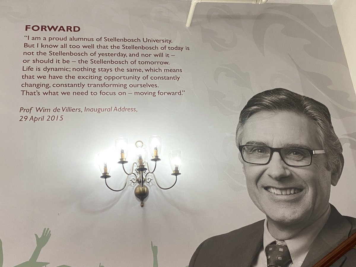 ThuliMadonsela3's tweet photo. “The only way forward is together”- SU VC Prof Wim de Villiers at the #Krotoa Building Naming Ceremony and reminding us that the moment was rooted in ⁦@StellenboschUni⁩ #RestitutionStatement adopted in 2018 following VC Russel Botman’s  pedagogy of hope #SocialJustice⚖️🕊 https://t.co/MsJt4TbccQ