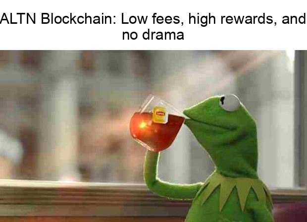 MemeThisBender's tweet photo. @thecryptojargon @Fikryahmad19 @davidgokhshtein @alternaorg "ALTN: High security, fast transactions &amp; low fees with up to 420% APR staking. Join Telegram now! #ALTN #Blockchain #BSCGems" https://t.co/qJiMYlzrfA