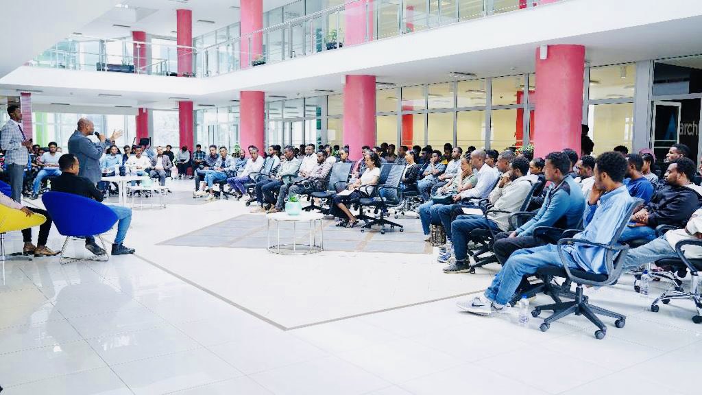 First Fountainhead SatSquare - So many youngsters registered. !
Excellent launch response to <a href="/DanEnergyET/">dan</a> #CSR Radio promotion 
@ShegerFm
<a href="/fanatelevision/">Fana Media Corporation S.C. (FMC)</a> 
Network. Make new friends. Plan. Work hard. Prosper with Dignity. Make #Ethiopia proud