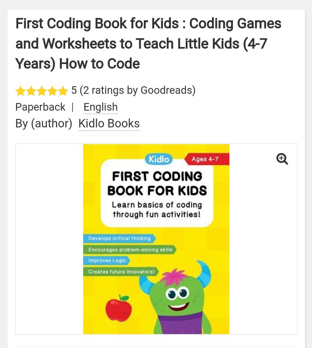 I also absolutely love books such as this. Because #coding doesn't always require a computer.
