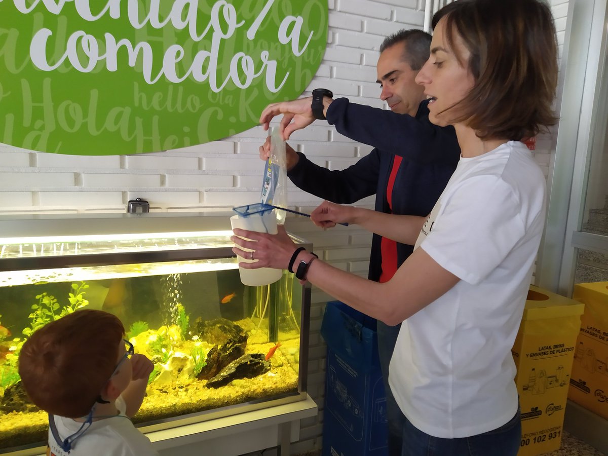 SalesianasVigo's tweet photo. 5EI Con 𝙈𝙖𝙧𝙘𝙤𝙨 #ProtagonistaDaSemana e a súa familia aprendimos moito sobre os #animaisacuaticos 🐠🐟🐡🦈
Apadriñamos a "manchiñas" e "moucho", dous peixiños novos para o acuario do cole! 👏👏
#AprenderXogando
#EtapaInfantil
#ContigoTodoEMellor https://t.co/fmEGP6smR3