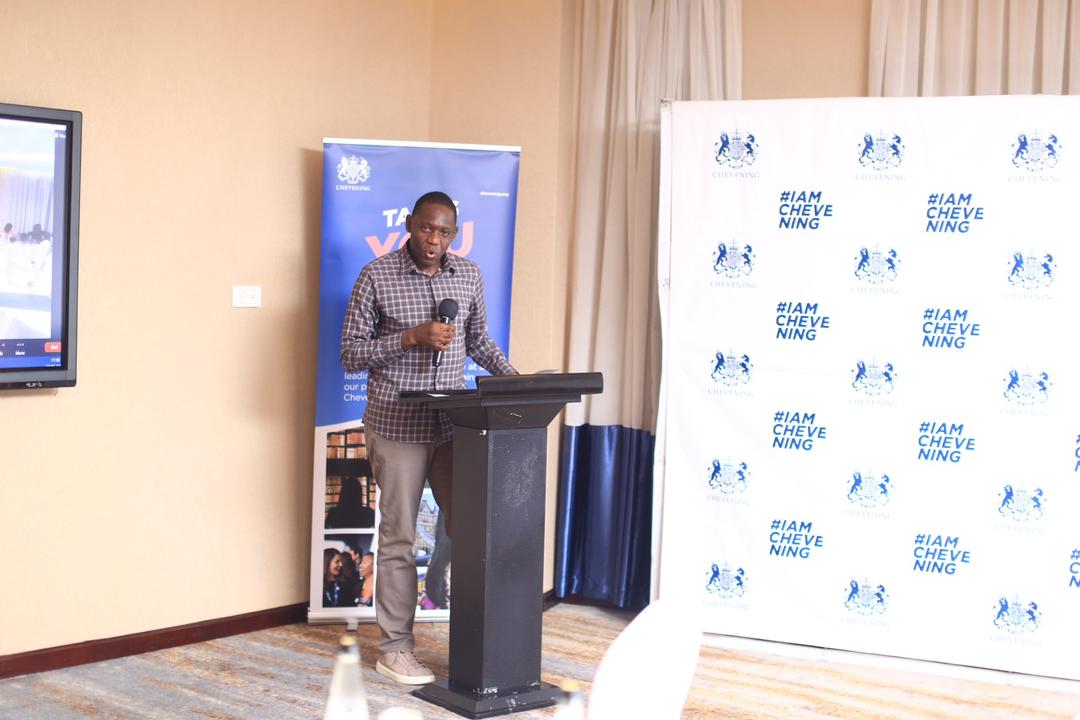 CheveningUganda's tweet photo. Honoured to have the Dep.Governor @BOU_Official as keynote speaker. How Cheveners can position themselves to be at the forefront of Ug's transformation. Highlights from his remarks:
"Change from creating value for shareholders to creating value for stakeholders" https://t.co/y0humNcOwH