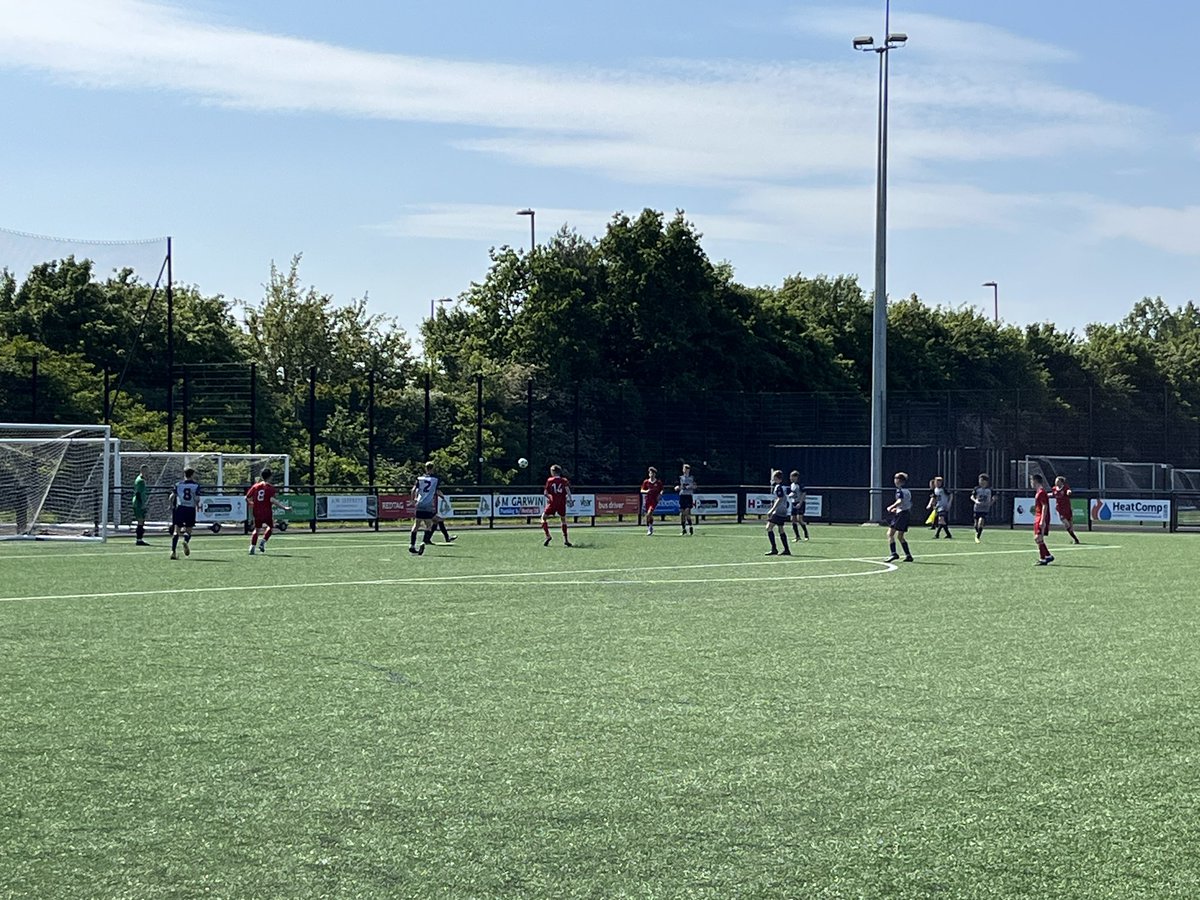 The boys go in at half-time all square 1-1 with Millbrook equalising with a twice taken penalty in injury time against the run of play 👀👀 - all to play for <a href="/HampshireFA/">Hampshire FA</a>