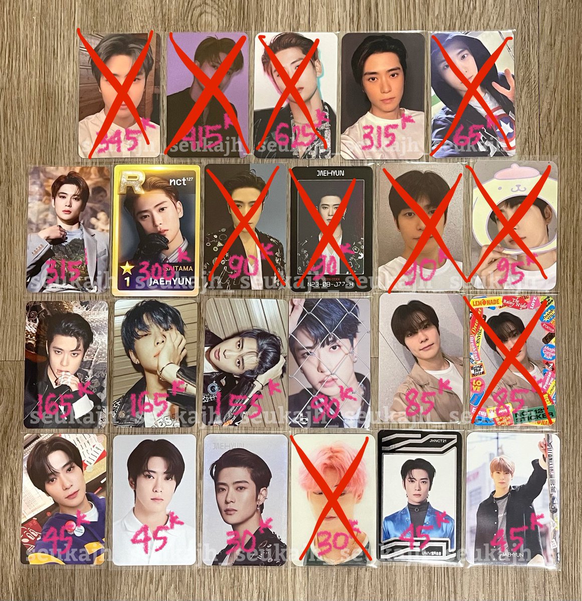 seukajh_'s tweet photo. update:

avail for each, some ada yang harus pair just ask me first🫶🏻

t. wts jaehyun awaken rcard saitama sticker deluxe nordic prokey neozone cashbee mumo sg22 resonance holo universe dicon https://t.co/rvdBEryMKZ