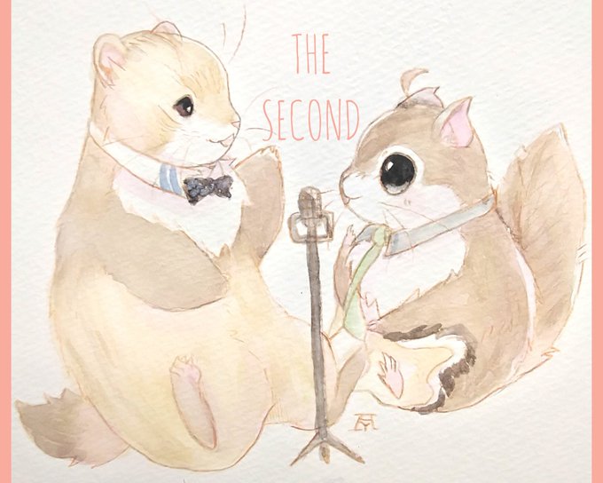 「animalization hamster」 illustration images(Latest)