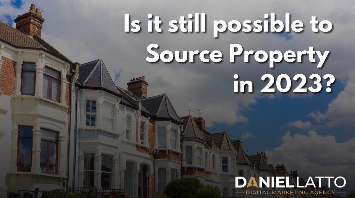 Can you still source property in 2023?

property-sourcing.co.uk/can-you-still-… 

#property #propertysourcing #wealth #money #ukproperty