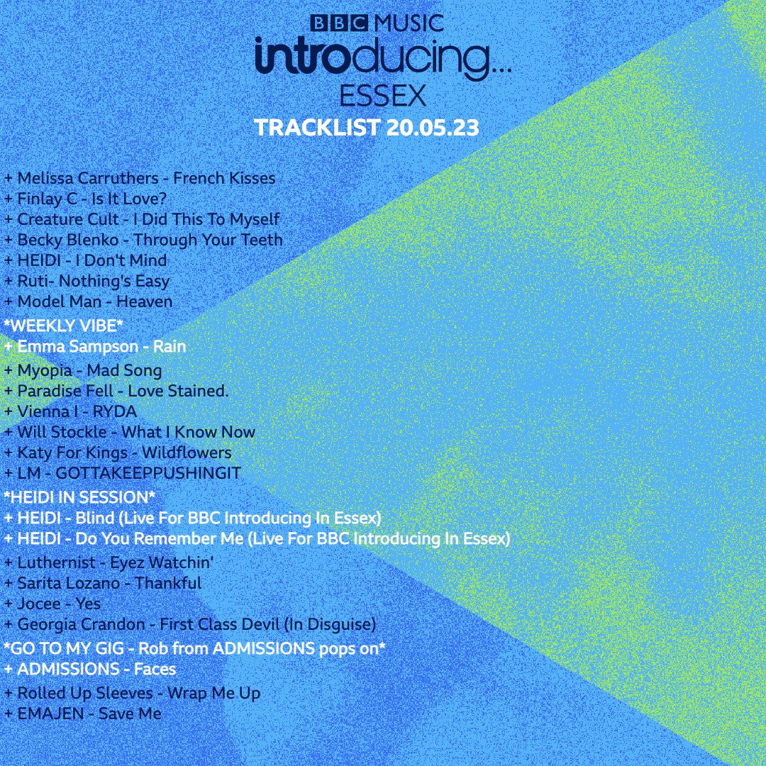 𝔦 𝔡𝔦𝔡 𝔱𝔥𝔦𝔰 𝔱𝔬 𝔪𝔶𝔰𝔢𝔩𝔣 is on <a href="/bbcintroducing/">BBC Music Introducing</a> in Essex tonight with Jake Peach and Nariece !!! 🧨🚨🖤 listen from 8pm and turn it uppp x

bbc.co.uk/programmes/p0f…

#creaturecult #bbcintroducing #ididthistomyself #alternative #essex
