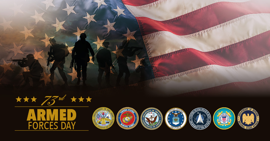 Happy Armed Forces Day! Thank you for everything you do for our country.